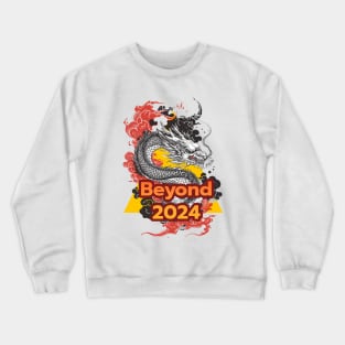 Chinese Dragon Beyond 2024: Pop Art Illustration Tee Crewneck Sweatshirt